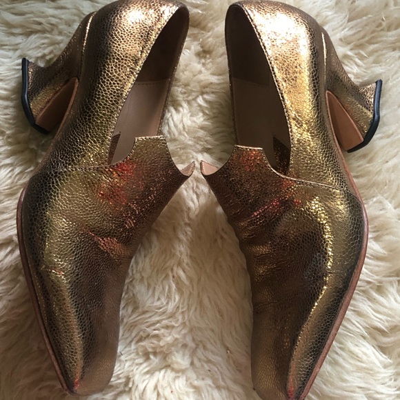 Fluevog Gold Super Fine Cardinals - Picture 4 of 11